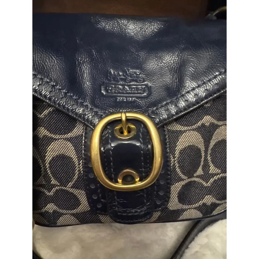 Coach Vintage Legacy Bleecker Denim Crossbody - Picture 3 of 9